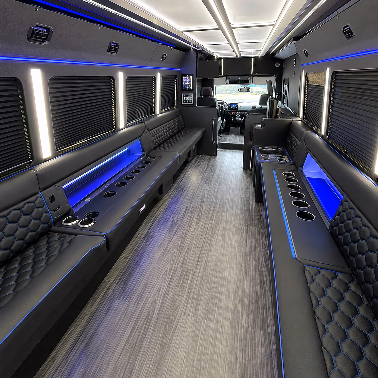 athens party bus rentals inside